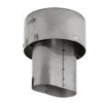 Abgasstutzen DN 200 mm / 66 x 119 oval